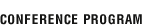 Conference program